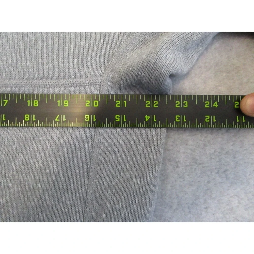 Patagonia Lightweight Better Sweater Mens Large‎ Gray Snap Neck Fleece Hiking